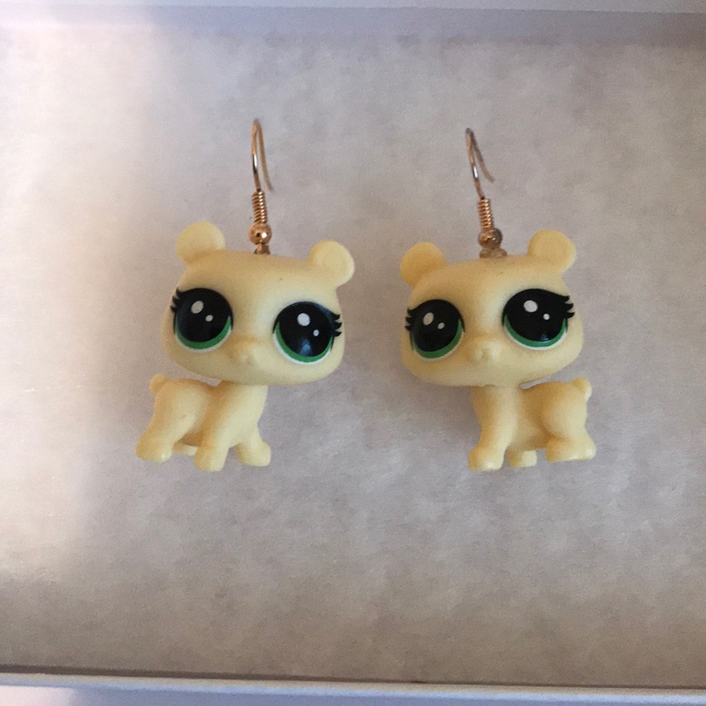 My Little Pet Shop handcrafted earrings